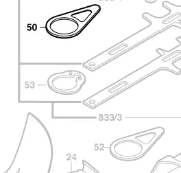 Bielle pour AHS 6000 PRO-T et 7000 PRO-T
